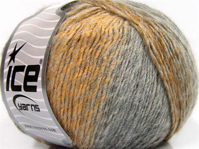 8x50gr. ROSETO Yün, Akrilik Kahverengi Tonları, Gri Tonları Kışlık, Yün, Batik Desenli