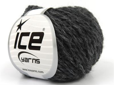 Lot of 8 Skeins Ice Yarns ROYAL WOOL (80% Wool) Yarn Anthracite Black