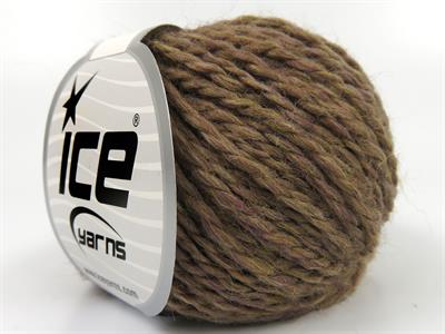 Lot of 8 Skeins Ice Yarns ROYAL WOOL (80% Wool) Yarn Camel Milky Brown
