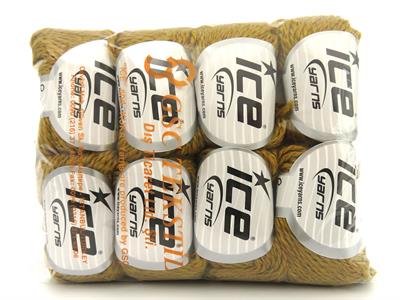 Lot of 8 Skeins Ice Yarns ROYAL WOOL (80% Wool) Yarn Light Olive Green Copper