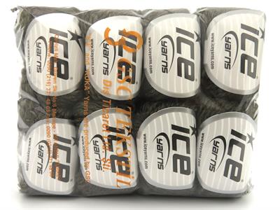 Lot of 8 Skeins Ice Yarns ROYAL WOOL (80% Wool) Hand Knitting Yarn Dark Camel