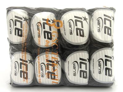 Lot of 8 Skeins Ice Yarns ROYAL WOOL (80% Wool) Hand Knitting Yarn Dark Grey