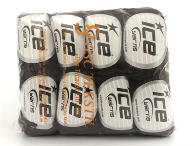 Lot of 8 Skeins Ice Yarns ROYAL WOOL (80% Wool) Hand Knitting Yarn Dark Maroon