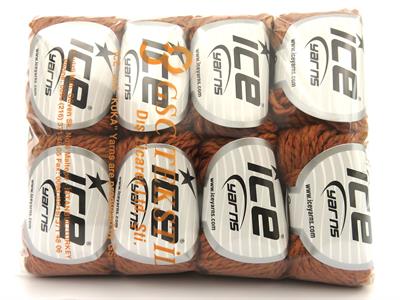 Lot of 8 Skeins Ice Yarns ROYAL WOOL (80% Wool) Hand Knitting Yarn Gold