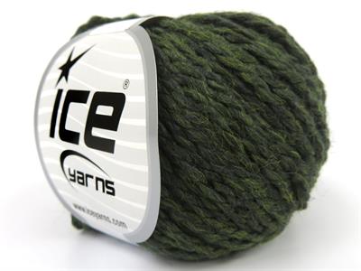 Lot of 8 Skeins Ice Yarns ROYAL WOOL (80% Wool) Yarn Khaki Melange