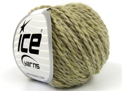 Lot of 8 Skeins Ice Yarns ROYAL WOOL (80% Wool) Yarn Light Green Beige