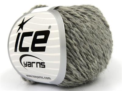 Lot of 8 Skeins Ice Yarns ROYAL WOOL (80% Wool) Hand Knitting Yarn Light Grey