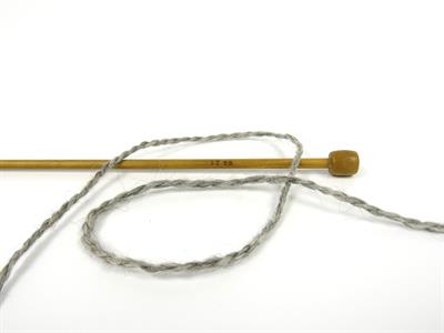 Lot of 8 Skeins Ice Yarns ROYAL WOOL (80% Wool) Hand Knitting Yarn Light Grey