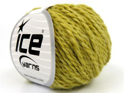 Lot of 8 Skeins Ice Yarns ROYAL WOOL (80% Wool) Yarn Light Olive Green