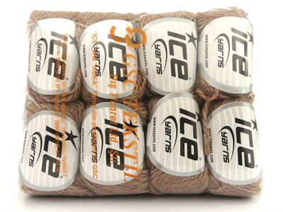 Lot of 8 Skeins Ice Yarns ROYAL WOOL (80% Wool) Yarn Salmon Shades