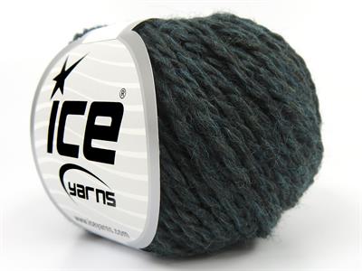Lot of 8 Skeins Ice Yarns ROYAL WOOL (80% Wool) Yarn Anthracite Black Turquoise