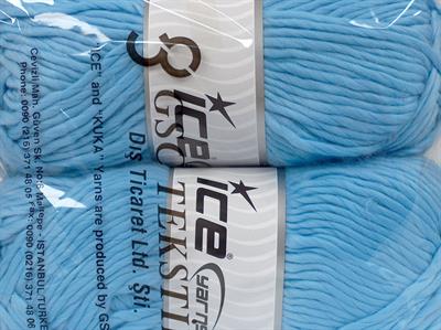 2x155gr. SALE PLAIN Akrilik Mavi Seri Sonu, Kışlık, Düz iplikler, 100% Akrilik