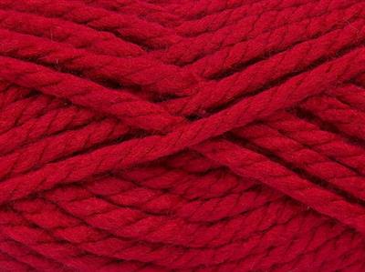 2x180gr. SALE PLAIN Yün, Akrilik Koyu Fuşya Seri Sonu, Kışlık, Düz iplikler, 100% Akrilik