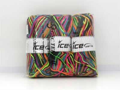 3x110gr. SAN MARINO Akrilik Çok renkli Kışlık, Batik Desenli, 100% Akrilik , Akrilik