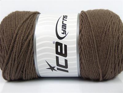 2x200gr. SAVER  Koyu Deve Tüyü Kışlık, Düz iplikler, Worsted, 100% Akrilik , Makina Yıkama