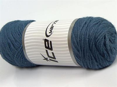 4x100gr. SAVER 100 Akrilik Kot Mavisi Kışlık, Düz iplikler, Worsted, 100% Akrilik , Makina Yıkama