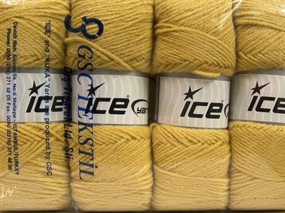 4x100gr. SAVER 100 Akrilik Açık Zeytin Yeşili Kışlık, Düz iplikler, Worsted, 100% Akrilik , Makina Yıkama