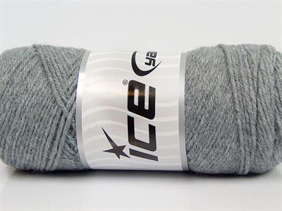 4x100gr. SAVER 100 Akrilik Gri Kışlık, Düz iplikler, Worsted, 100% Akrilik , Makina Yıkama