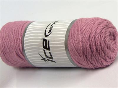 4x100gr. SAVER 100 Akrilik Açık Pembe Kışlık, Düz iplikler, Worsted, 100% Akrilik , Makina Yıkama