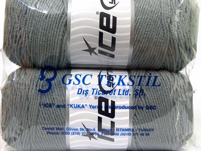 2x200gr. SAVER  Açık Gri Kışlık, Düz iplikler, Worsted, 100% Akrilik , Makina Yıkama