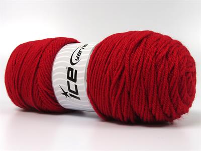 2x200gr. SAVER 200 Akrilik Kırmızı Kışlık, Düz iplikler, Worsted, 100% Akrilik , Akrilik, Makina Yıkama