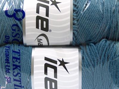 2x200gr. SAVER  Kot Mavisi Kışlık, Düz iplikler, Worsted, 100% Akrilik , Makina Yıkama