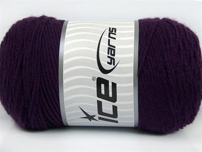 2x200gr. SAVER  Mor Kışlık, Düz iplikler, Worsted, 100% Akrilik , Makina Yıkama