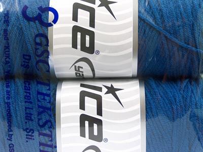 2x200gr. SAVER  Mavi Kışlık, Düz iplikler, Worsted, 100% Akrilik , Makina Yıkama