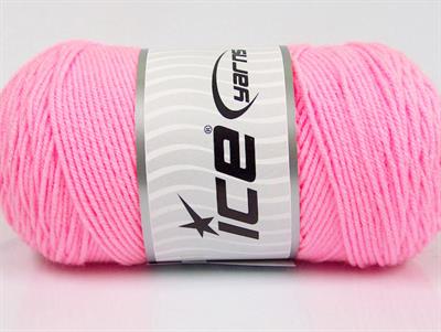 2x200gr. SAVER  Pembe Kışlık, Düz iplikler, Worsted, 100% Akrilik , Makina Yıkama