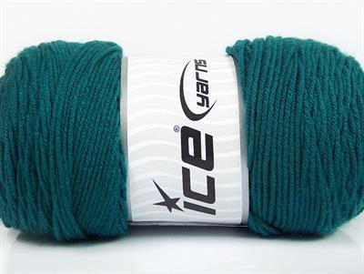 2x200gr. SAVER  Zümrüt Yeşil Kışlık, Düz iplikler, Worsted, 100% Akrilik , Makina Yıkama