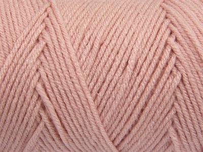2x200gr. SAVER  Pudra Pembe Kışlık, Düz iplikler, Worsted, 100% Akrilik , Makina Yıkama