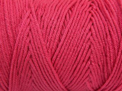 2x200gr. SAVER  Şeker pembe Kışlık, Düz iplikler, Worsted, 100% Akrilik , Makina Yıkama