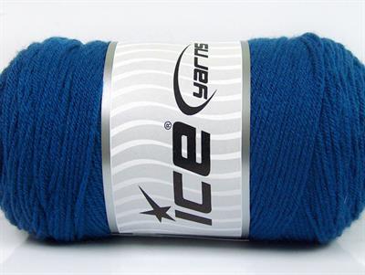 2x200gr. SAVER  Mavi Kışlık, Düz iplikler, Worsted, 100% Akrilik , Makina Yıkama