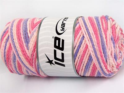 Lot of 2 x 200gr Skeins Ice Yarns SAVER CHAIN COLOR Yarn Pink Shades Lilac