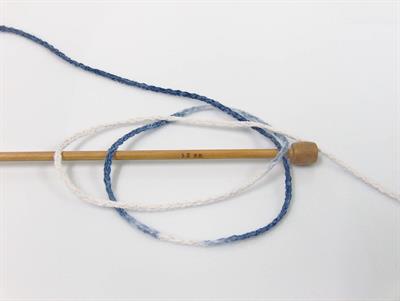 Lot of 2 x 200gr Skeins Ice Yarns SAVER CHAIN COLOR Yarn Blue Shades Yellow White