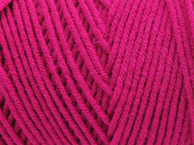 2x200gr. SAVER  Fuşya Kışlık, Düz iplikler, Worsted, 100% Akrilik , Makina Yıkama