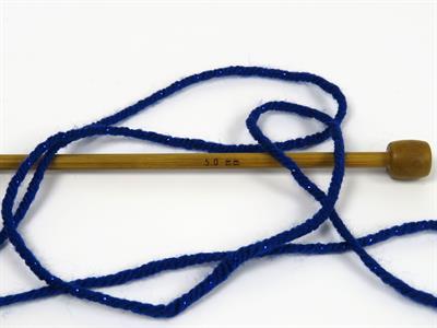 Lot of 4 x 100gr Skeins Ice Yarns SAVER GLITZ Hand Knitting Yarn Blue