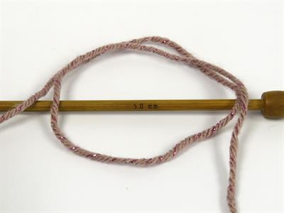 Lot of 4 x 100gr Skeins Ice Yarns SAVER GLITZ Hand Knitting Yarn Light Maroon