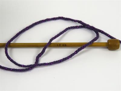 Lot of 4 x 100gr Skeins Ice Yarns SAVER GLITZ Hand Knitting Yarn Purple