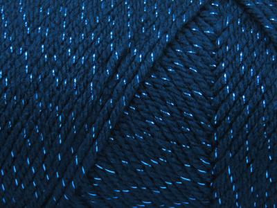 Lot of 4 x 100gr Skeins Ice Yarns SAVER GLITZ Hand Knitting Yarn Teal