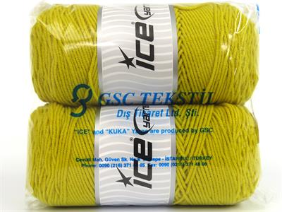 2x200gr. SAVER  Altın Kışlık, Düz iplikler, Worsted, 100% Akrilik , Makina Yıkama