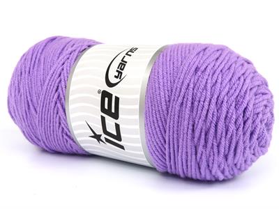 2x200gr. SAVER  Leylak Kışlık, Düz iplikler, Worsted, 100% Akrilik , Makina Yıkama