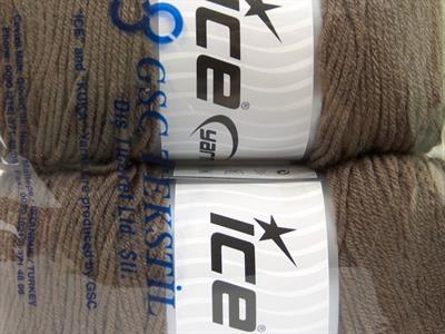 2x200gr. SAVER  Koyu Deve Tüyü Kışlık, Düz iplikler, Worsted, 100% Akrilik , Makina Yıkama