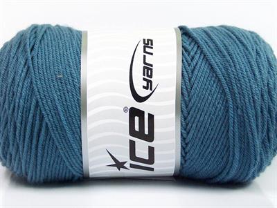 2x200gr. SAVER  Kot Mavisi Kışlık, Düz iplikler, Worsted, 100% Akrilik , Makina Yıkama