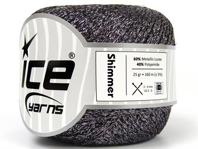 6x25gr. SHIMMER Metalik Simli Maron Metalik Simli, Kışlık, Çok İnce