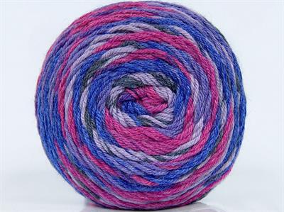 Lot of 3 x 100gr Skeins Ice Yarns SILK BAMBOO SOCK (10% Silk 35% Superwash Wool) Yarn Lilac Shades Fuchsia Black