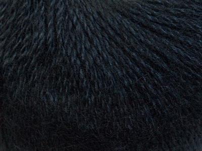 Lot of 6 Skeins Ice Yarns SILK (10% Kid Mohair 40% Merino Superfine) Yarn Black