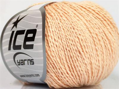 4x50gr. SILK COTTON Ipek, Pamuk Açık Somon Lüks, İpek, Yazlık İplikler, Pamuk