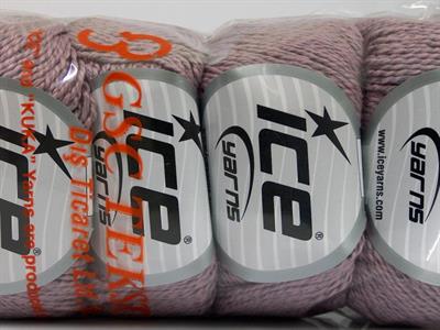 4x50gr. SILK COTTON Ipek, Pamuk Leylak, Orkide Lüks, İpek, Yazlık İplikler, Pamuk