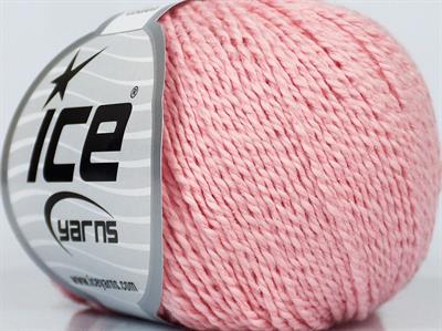 4x50gr. SILK COTTON Ipek, Pamuk Pembe Lüks, İpek, Yazlık İplikler, Pamuk